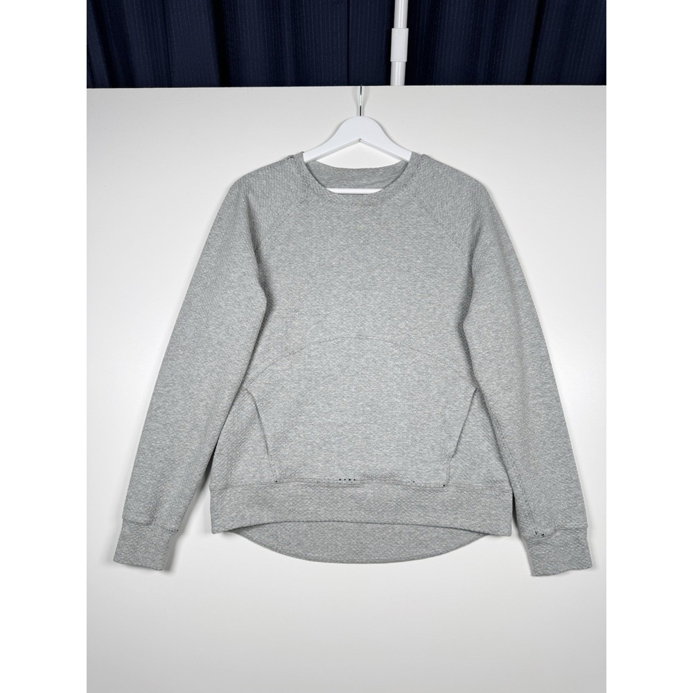 LULULEMON Catch A Moment Crewneck Sweatshirt Gray - Women's 8